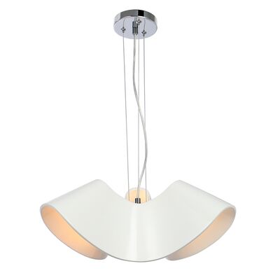 Lampa wisząca 3-płomienna Catalina E27 biały