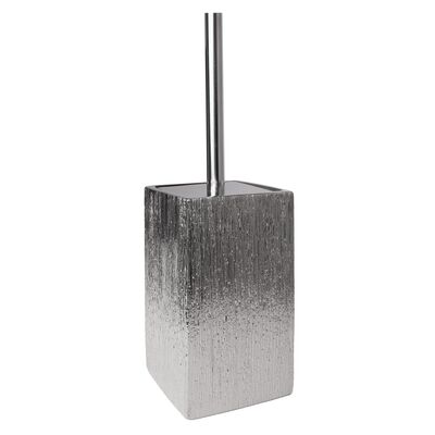 Szczotka do WC FLOSS 9,5 x 9,5 x 40 cm srebrny
