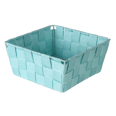 Organizer DOMI 9 x 19 x 19 cm pleciony miętowy