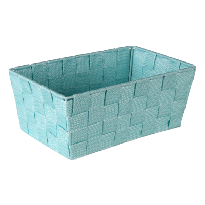 Organizer DOMI 10 x 25 x 15 cm pleciony miętowy