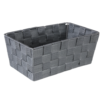 Organizer DOMI 10 x 25 x 15 cm pleciony szary