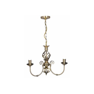 Lampa wisząca 3-płomienna Aimee E14 patyna