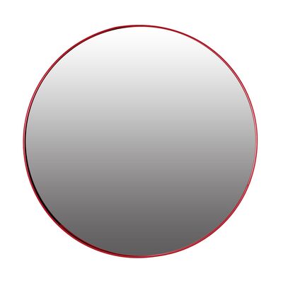 Lustro wiszące RONDO śr.50 cm czerwony