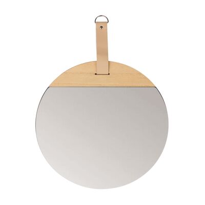 Lustro wiszące BORAS śr.30 cm szkło