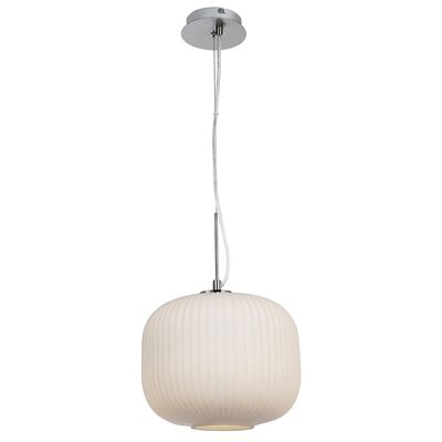 Lampa wisząca 1-płomienna Premio E27 nikiel mat