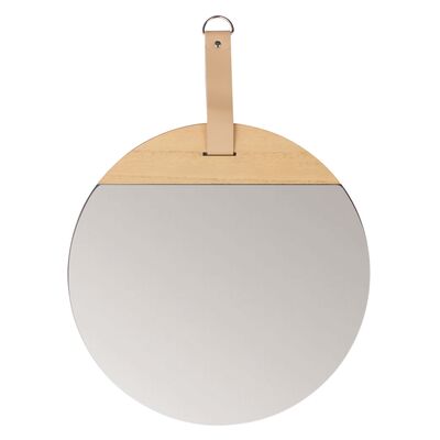Lustro wiszące BORAS śr.40 cm szkło