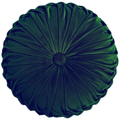 Poduszka Velvet butelkowa zieleń 38 cm