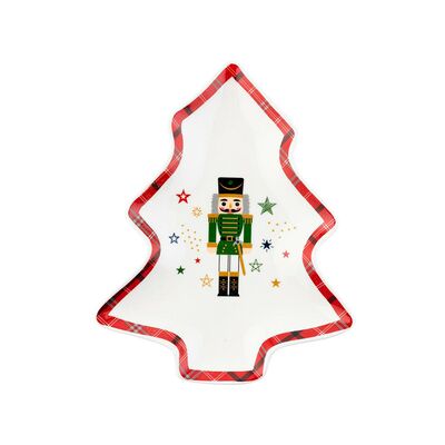 Talerz choinka Christmas Nutcracker 25 x 17,5 cm