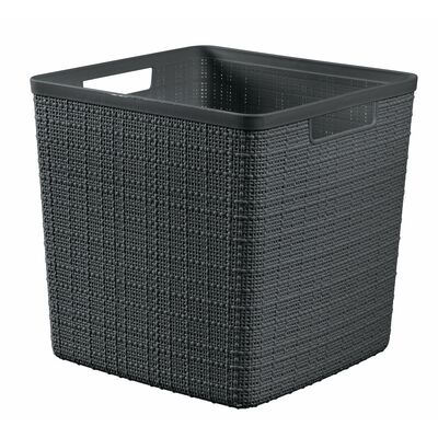 Koszyk kwadratowy JUTE 17 l ciemnoszary