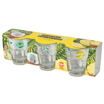 Szklanka niska TROPIC 296 ml 3 sztuki