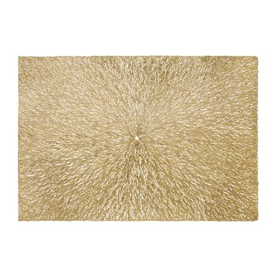Mata stołowa prostokątna PVC AM-GLAMOUR 30 x 45 cm złota