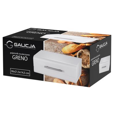Pojemnik na pieczywo GRENO biały