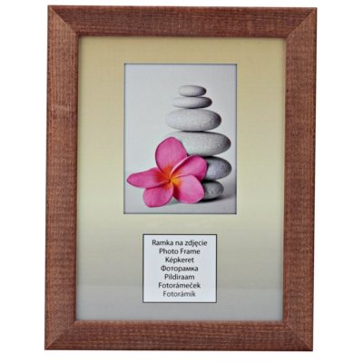Ramka na zdjęcie drewniana 9 x 13 cm
