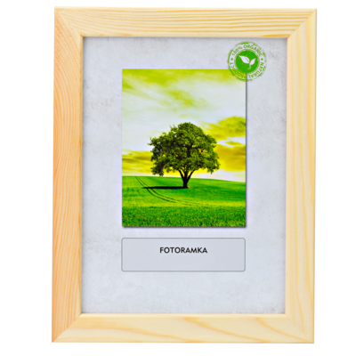 Ramka na zdjęcie drewniana 9 x 13 cm ECO