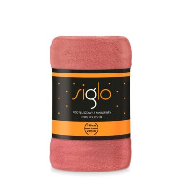 Koc Siglo 220 x 200 cm brudny róż