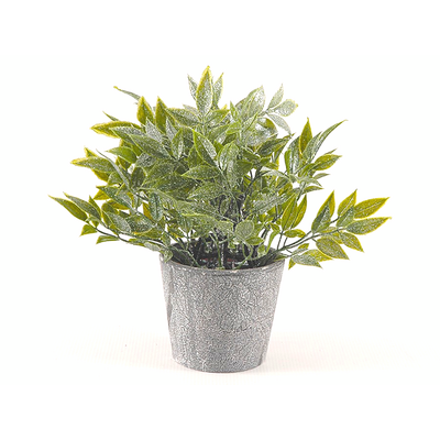 Roślina w doniczce zdobiona brokatem 23 cm