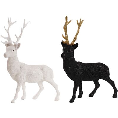 Figurka flokowana Renifer 33 cm