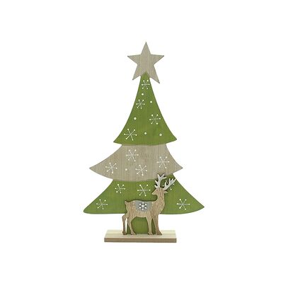 Figurka drewniana Choinka 22,5 cm