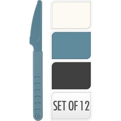 Nóż zestaw 12 sztuk 18,5 x 4,5 cm