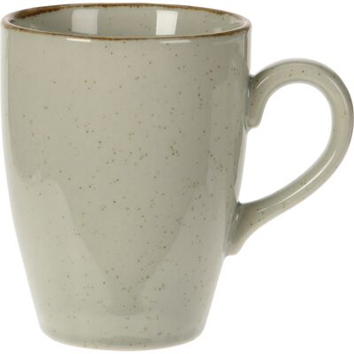 Kubek porcelanowy 350 ml 10,7 x 8 cm jasnozielony
