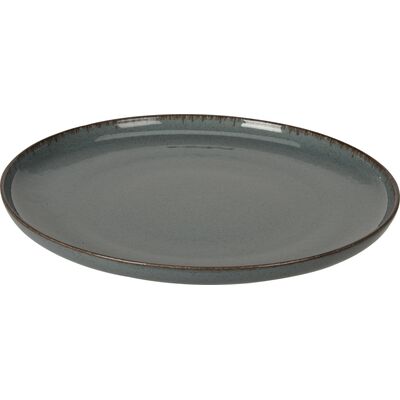 Talerz porcelanowy 27 x 2,5 cm niebieski