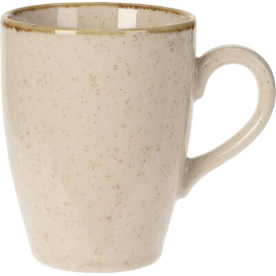 Kubek porcelanowy 350 ml 10,7 x 8 cm beżowy