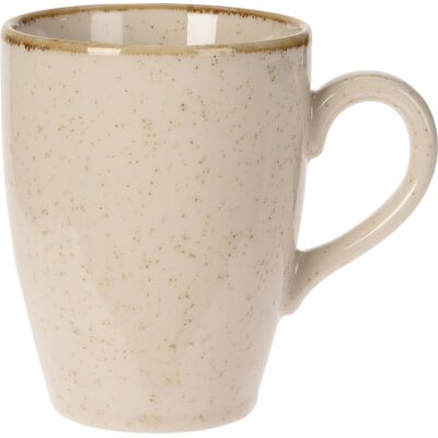 Kubek porcelanowy 350 ml 10,7 x 8 cm beżowy