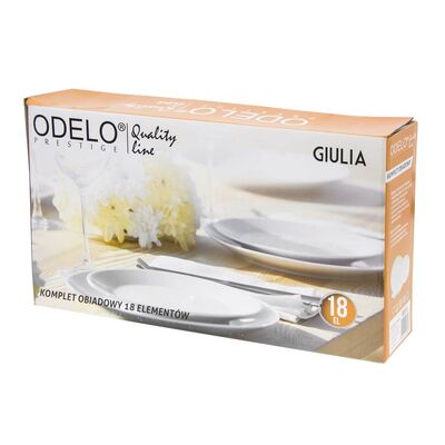 Komplet obiadowy 18 elementów GIULIA