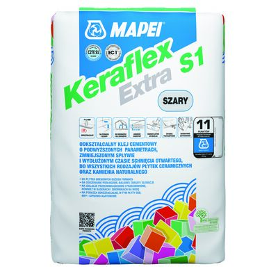 Klej Keraflex extra S1 szary 25 kg Mapei