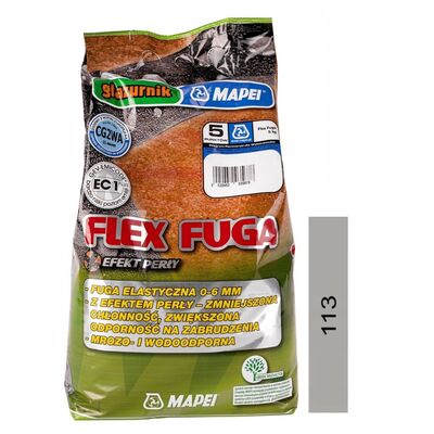 Flex fuga N.113 ALU Glazurnik 5 kg szary Mapei