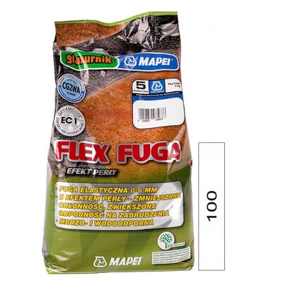 Flex fuga N.100 ALU Glazurnik 5 kg biały Mapei