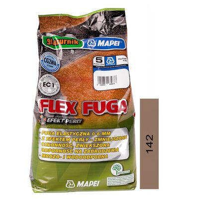 Flex fuga N.142 ALU Glazurnik 5 kg brąz Mapei