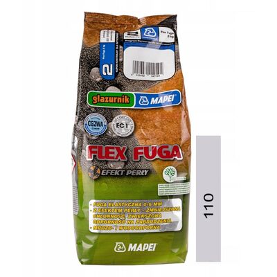 Flex fuga N.110 ALU Glazurnik 2 kg manhattan Mapei