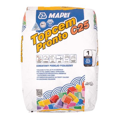 Zaprawa Topcem pronto C25 bags 25 kg Mapei