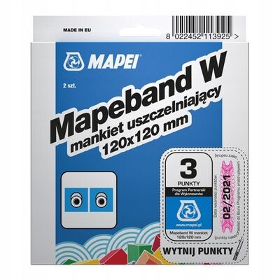 Taśma Mapeband W mankiet 120 x 120 2 sztuki Mapei