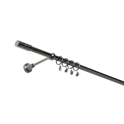 Karnisz pojedynczy 19 mm onyx 160 cm Cylinder żabka