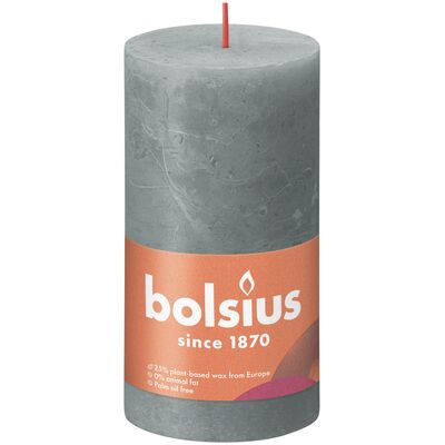 Świeca pieńkowa rustic 130 x 68 Eukaliptusowa zieleń
