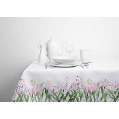 Obrus dekoracyjny Easter Joy 145 x 220 cm różowy