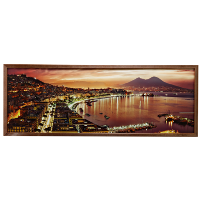 Fotografia - rama brązowa 35 x 100 cm