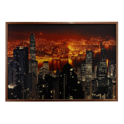 Fotografia - rama brązowa 70 x 100 cm