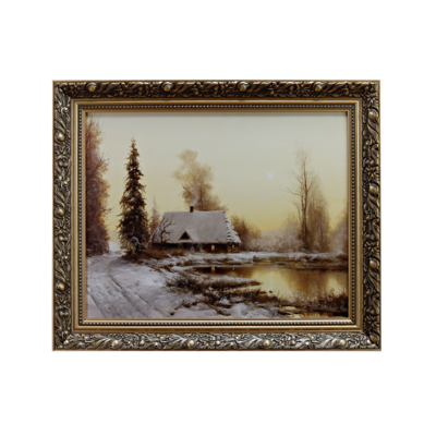 Reprodukcja - rama złota 30 x 40 cm