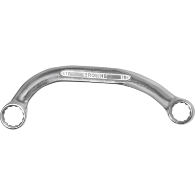 Klucz oczkowy wygięty typu "C" 19 x 21 mm CRV PROLINE