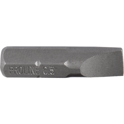 Końcówka 1/4" płaska 6,5 x 1,2 mm l=25 mm 10 sztuk PROLINE