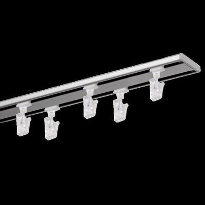 Szyna aluminiowa Slim 2 torowa 160 cm srebro set Z