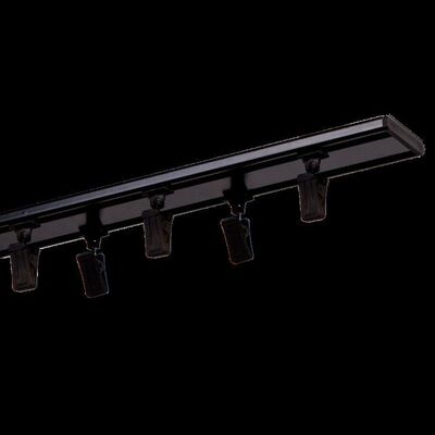 Szyna aluminiowa slim 2 torowa 160 cm czarny set Z