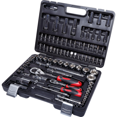 Zestaw nasadek i końcówek 1/2'' 1/4'' 4-32 mm 94 sztuki PROLINE