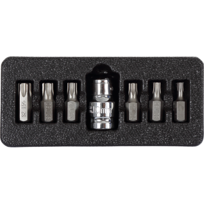 Zestaw końcówek TORX SECURITY T20-T55 7 sztuk S2 PROLINE
