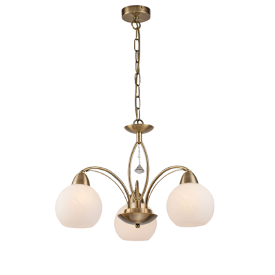 Lampa wisząca 3-płomienna Vanity patyna