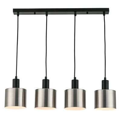 Lampa wisząca 4-płomienna Nulla czarny