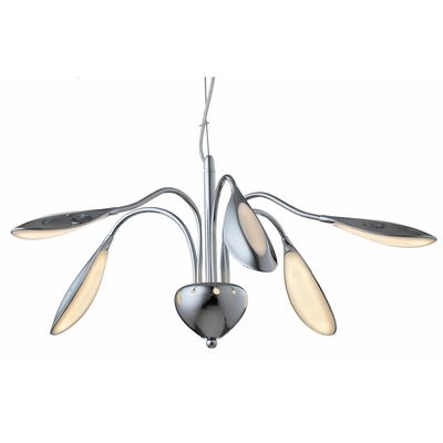 Lampa wisząca 5-płomienna Paloma chrom
